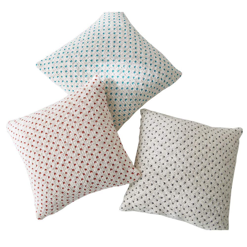 Coussin style laine tricotée aux finitions haut de gamme pour canapé élégant