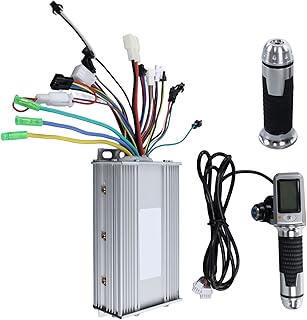 Controlador de bicicleta E, boa dissipação de calor, controle sem escovas, design ranhurado, velocidade estável para bicicleta elétrica