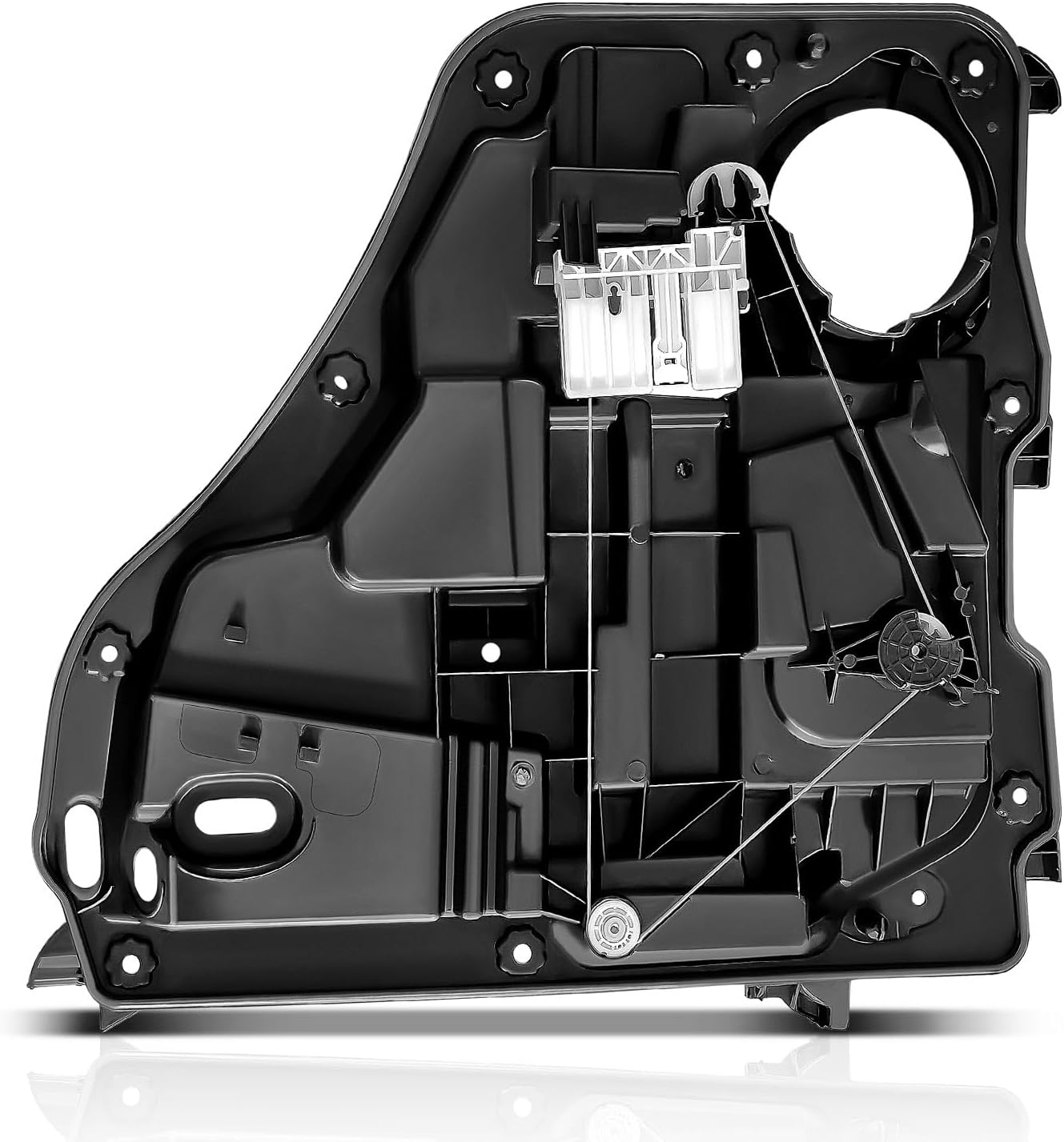 A-Premium Power Window Regulator and Motor Assembly with Panel Compatible with Dodge Nitro 2007-2011 Rear Left Driver Side