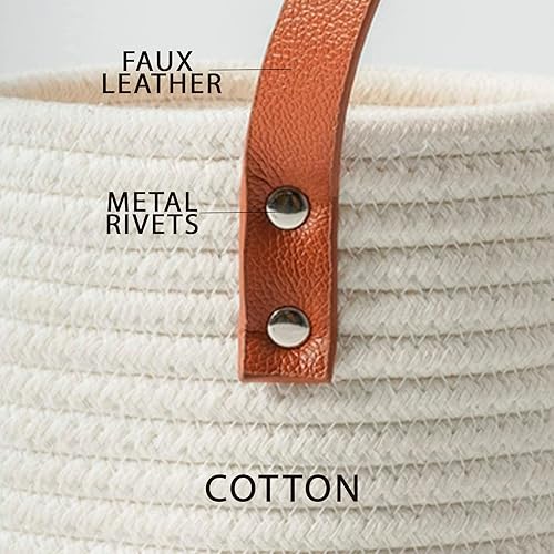 Miniatura 4 de VMS - Paquete de 3 cestas colgantes de cuerda de yute para colgar en la pared para organizar, cesta colgante de pared, cesta de almacenamiento