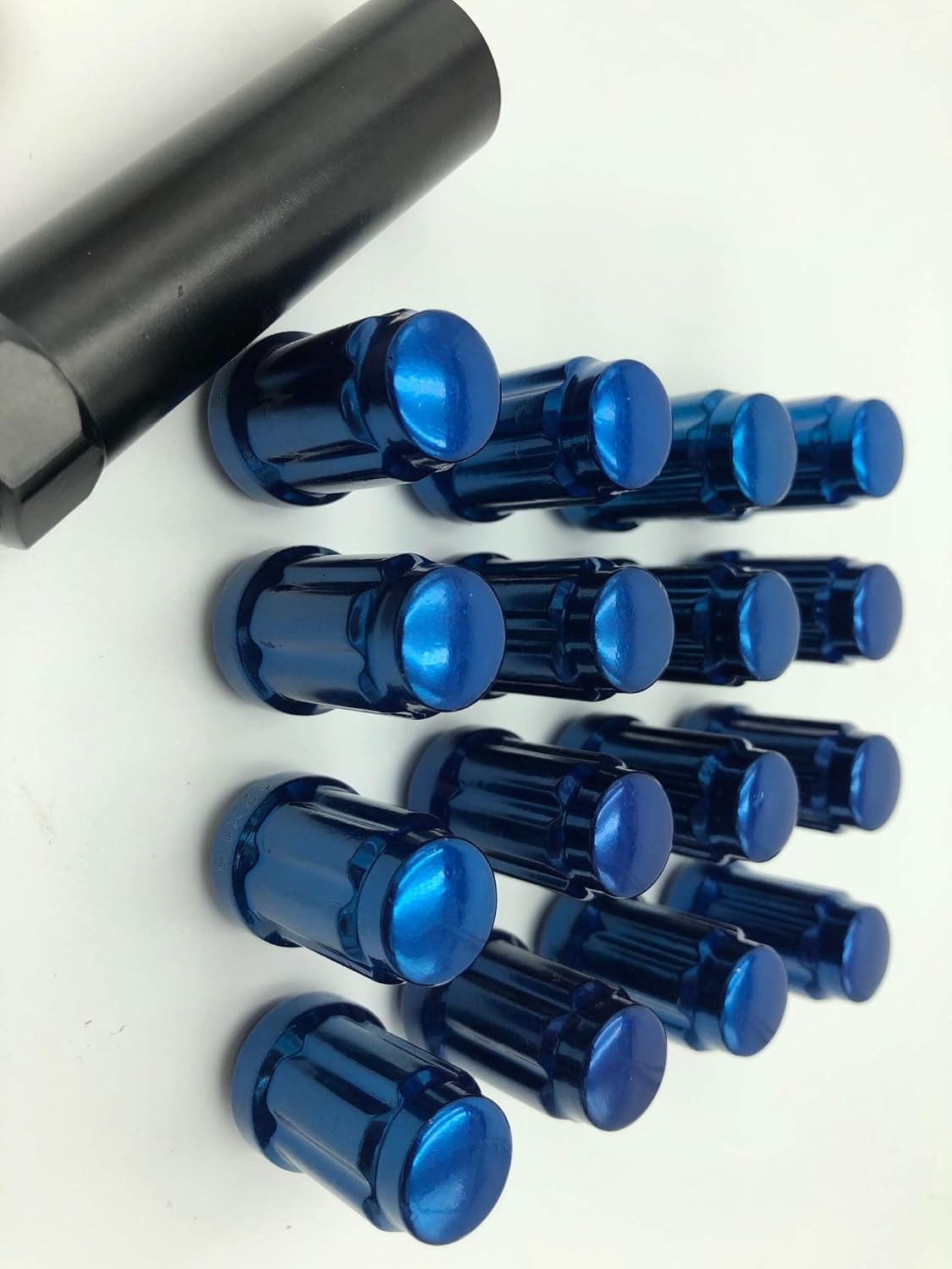 Blue Locking Atv Lug Nuts With Key 12 x 1.5 Fits Ranger RZR 500 700 900 1000