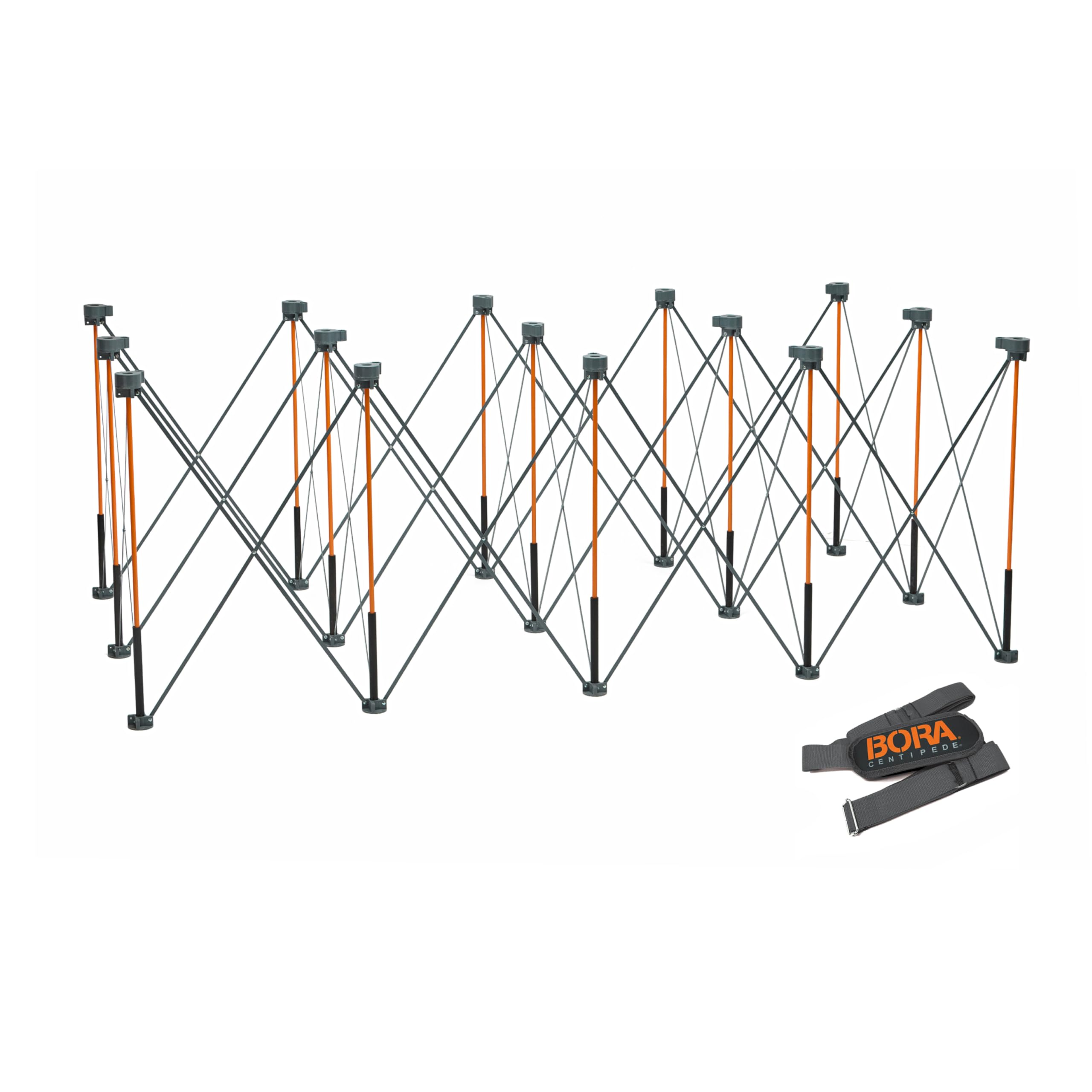 BORA Centipede CT15 - Soporte de Trabajo portátil de 15 puntales de Alto, 4 pies x 8 pies x 36 Pulgadas, Incluye Correa de Transporte,