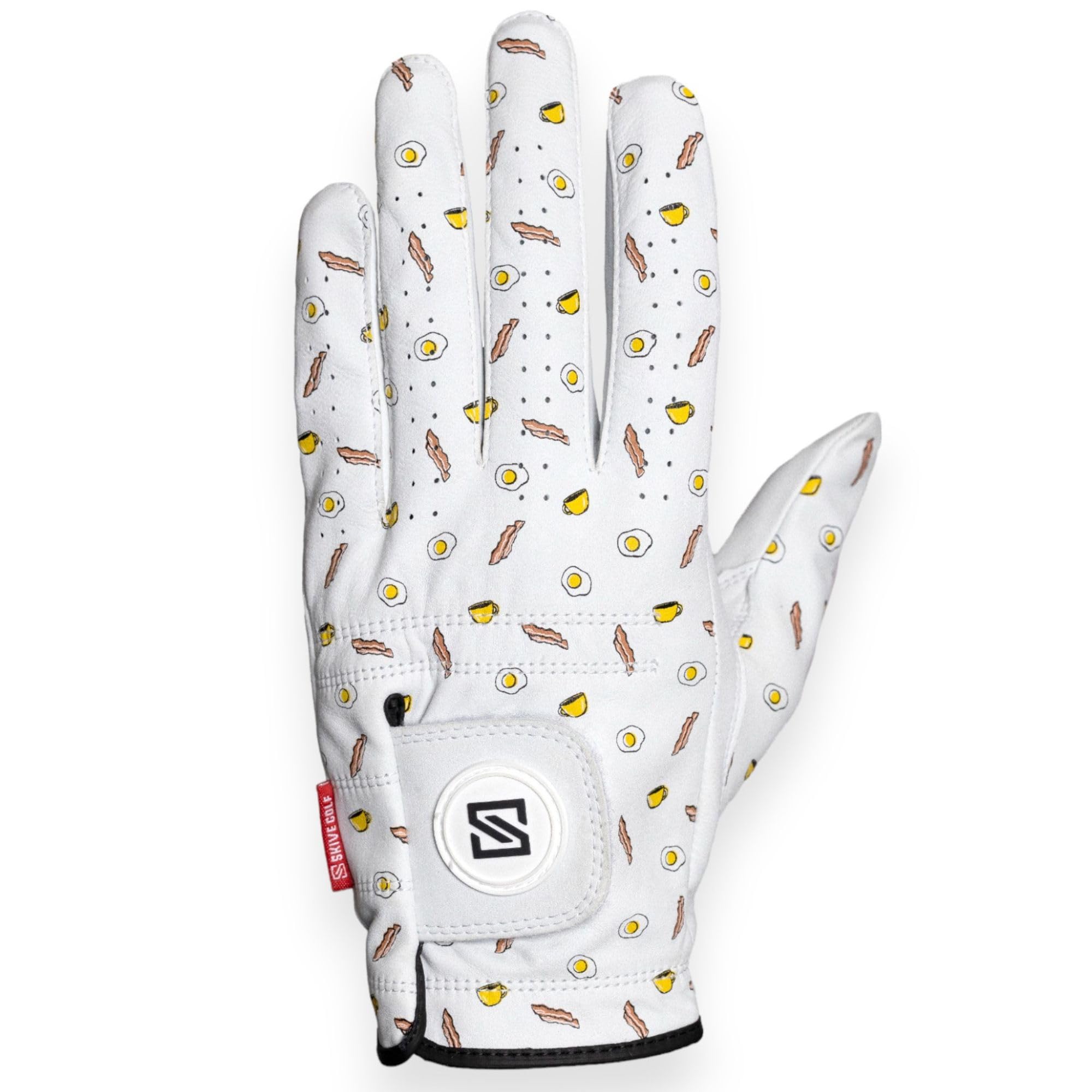 SKIVE Golf Premium Golf Glove | 100% AAA Cabretta Leather | Cool Golf Gloves Men | Serious Feel & Performance | Mens Golf Gloves Left Hand
