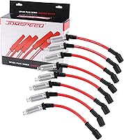 JDMSPEED 10.2mm High Performance Spark Plug Wires for 2000-2009 Chevy GMC V8 - KEVLAR Core Low Resistance