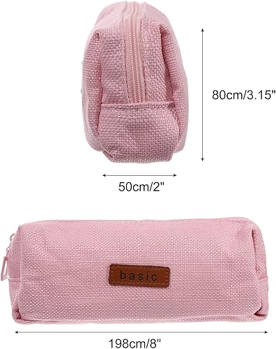 Miniatura 2 de PATIKIL Estuche para lápices, de gran capacidad, estuche para bolígrafos, bolsa de cosméticos, organizador de artículos de papelería, portátil para