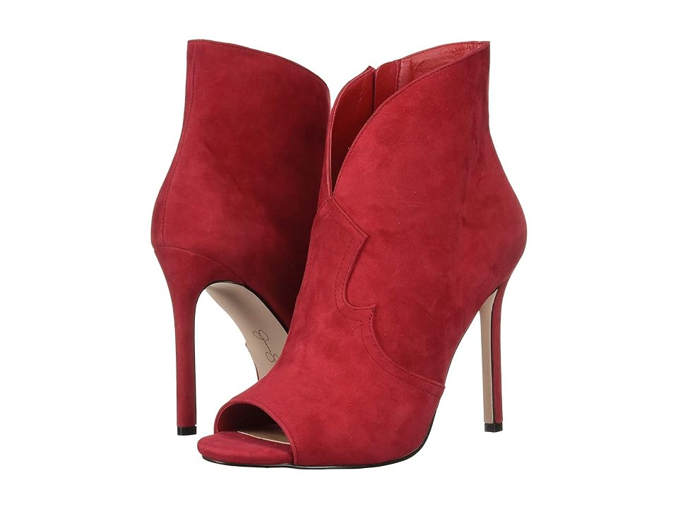 

Jessica Simpson Jiven (Maraschino Lux Kid Suede) Women's Shoes, Red
