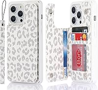 Vista 25 de Cavor Funda tipo cartera para iPhone 14 Pro Max con tarjetero, funda para teléfono iPhone 14 Pro Max para mujeres y hombres, funda 14ProMax