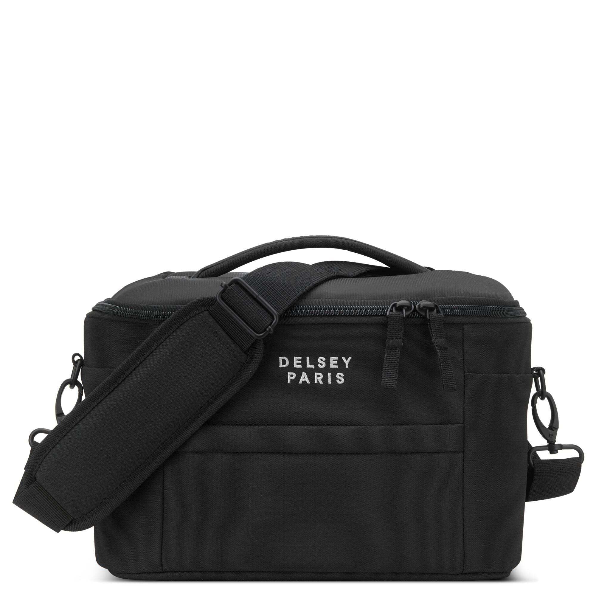 DELSEY PARIS - BROCHANT 3 - Beauty-Case Souple 23 cm x 31 cm x 20 cm cm - 15 L - XS - Noir Profond