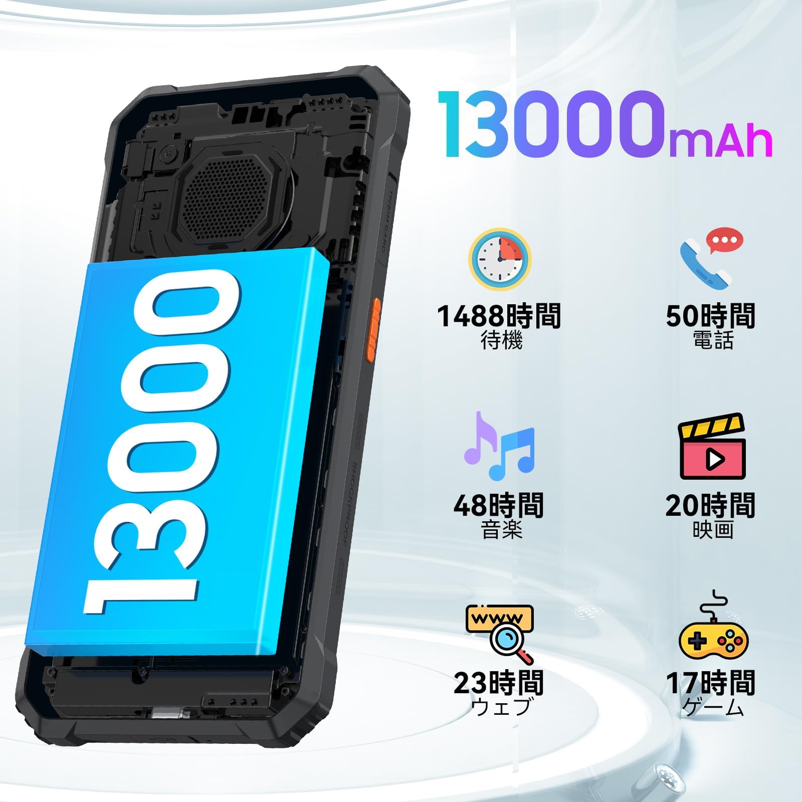 Amazon | Blackview BV6200pro タフネススマホ SIMフリー  