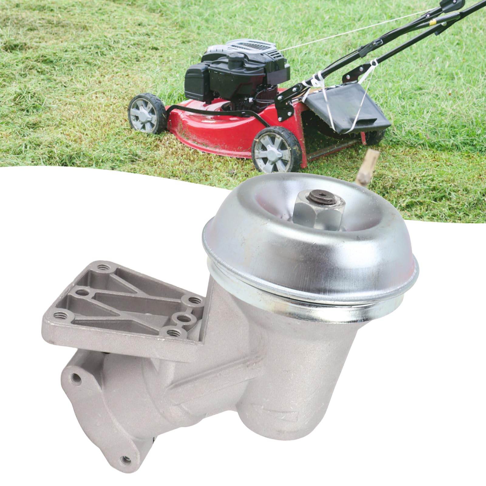 Qcwwy Cabezal de Engranaje de Cortacésped Duradero de 10 Dientes para Oleo Mac EM753 746T 750T 753T 755 Master 61112072R - Cabezal de Engranaje de Recortador Ampliamente Utilizado para
