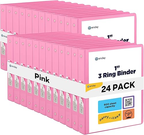 Vista 89 de Carpeta de 3 anillos de 1 pulgada, cubierta transparente de 1 pulgada con 2 bolsillos interiores, carpetas de anillos redondos de colores, en gris