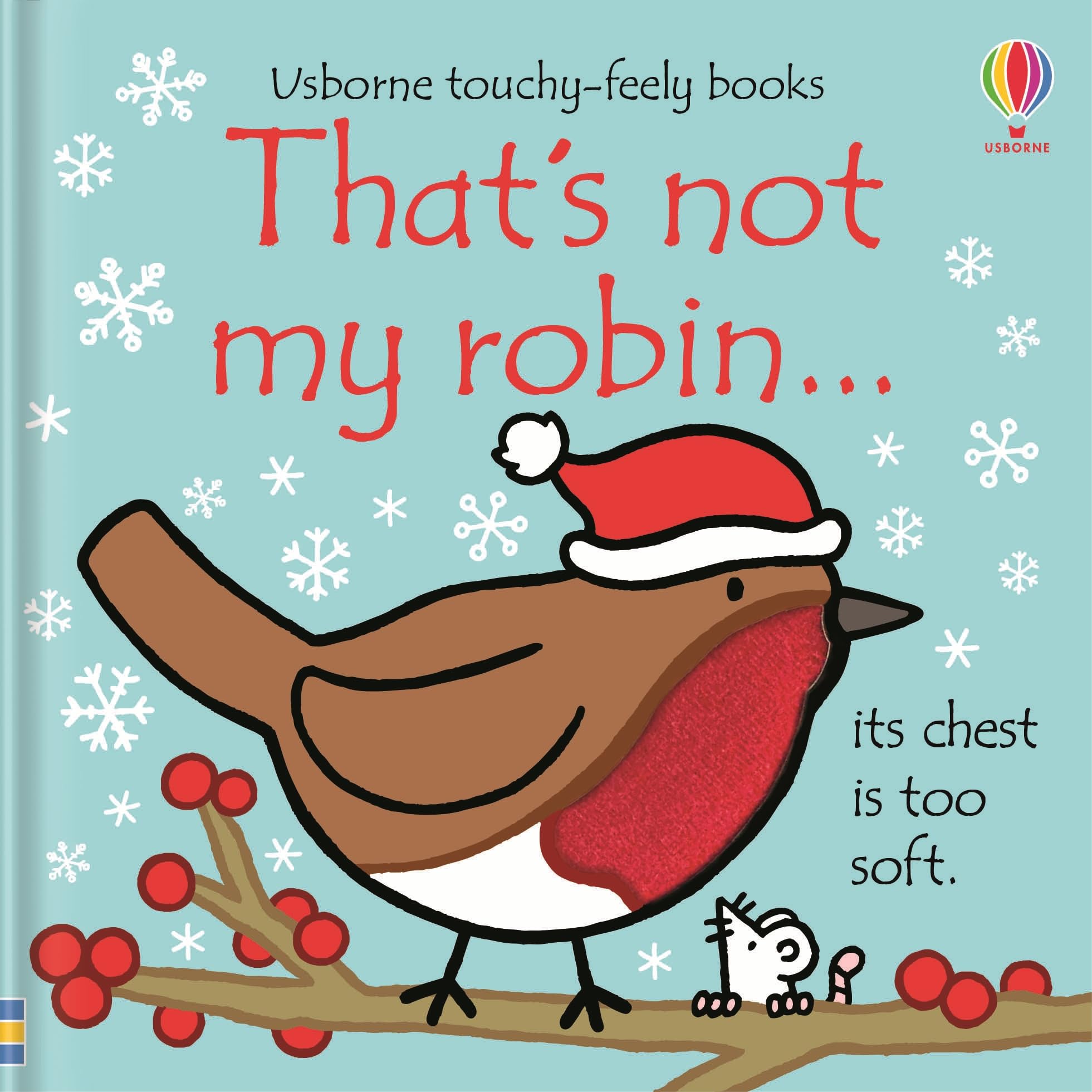 BOOKS4PEOPLE Usborne That's Not My Robin (Touchy-Feely Board Books) By Fiona Watt from B&Q