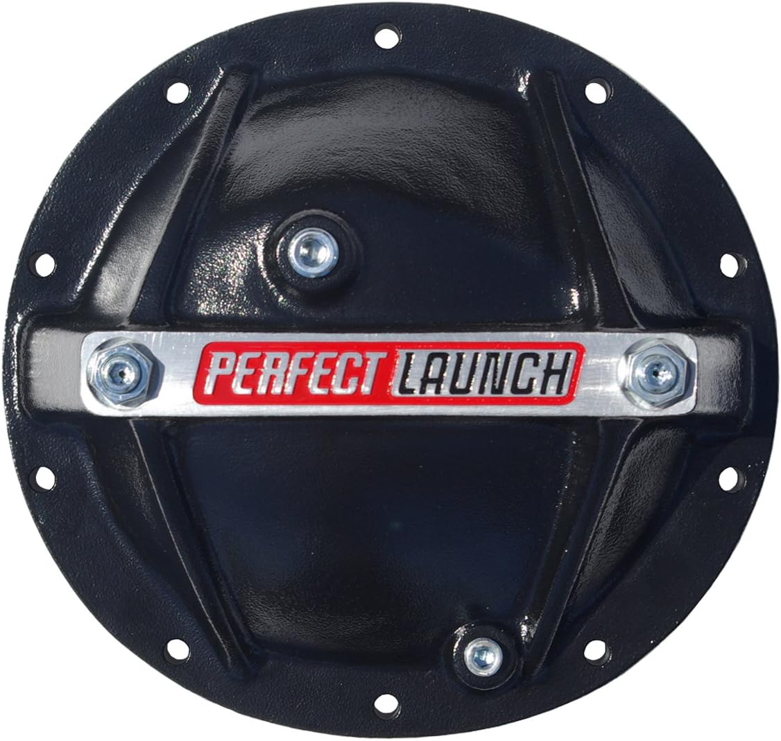 PROFORM 66668 Black Aluminum Differential Cover for GM 10-Bolt 8.2/8.5in - Perfect Launch Logo & Bearing Stabilizer Bolts