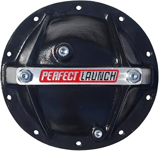 PROFORM 66668 Black Aluminum Differential Cover for GM 10-Bolt 8.2/8.5in - Perfect Launch Logo & Bearing Stabilizer Bolts