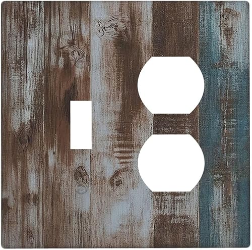 Miniatura 79 de Cubiertas de salida de textura abstracta moderna de mármol líquido Pintura abstracta púrpura Arte de pared Cubiertas de toma 1 banda Interruptor de