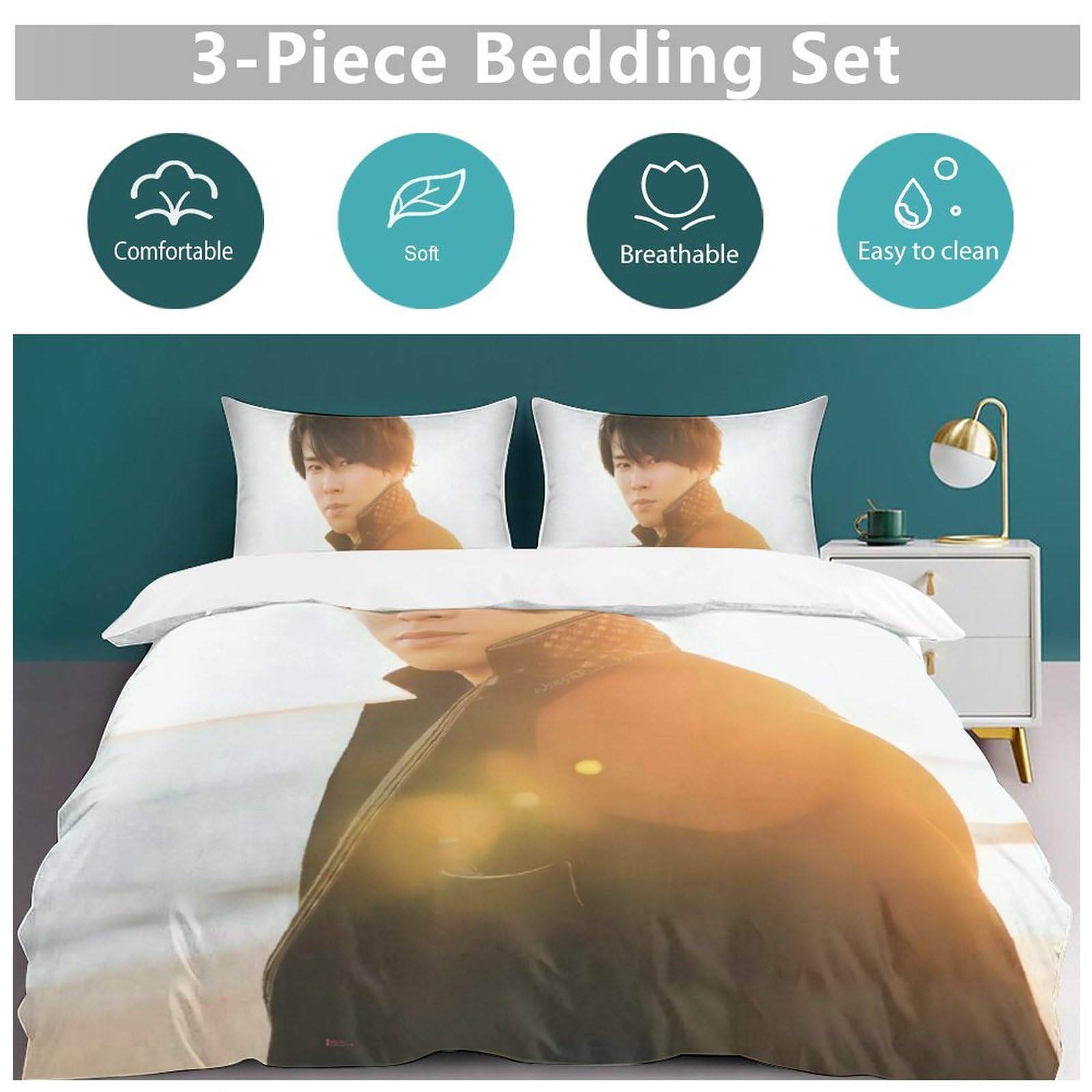 Amazon.co.jp: 宮舘涼太 (11) 寝具 3ピース 枕カバー オールシーズン