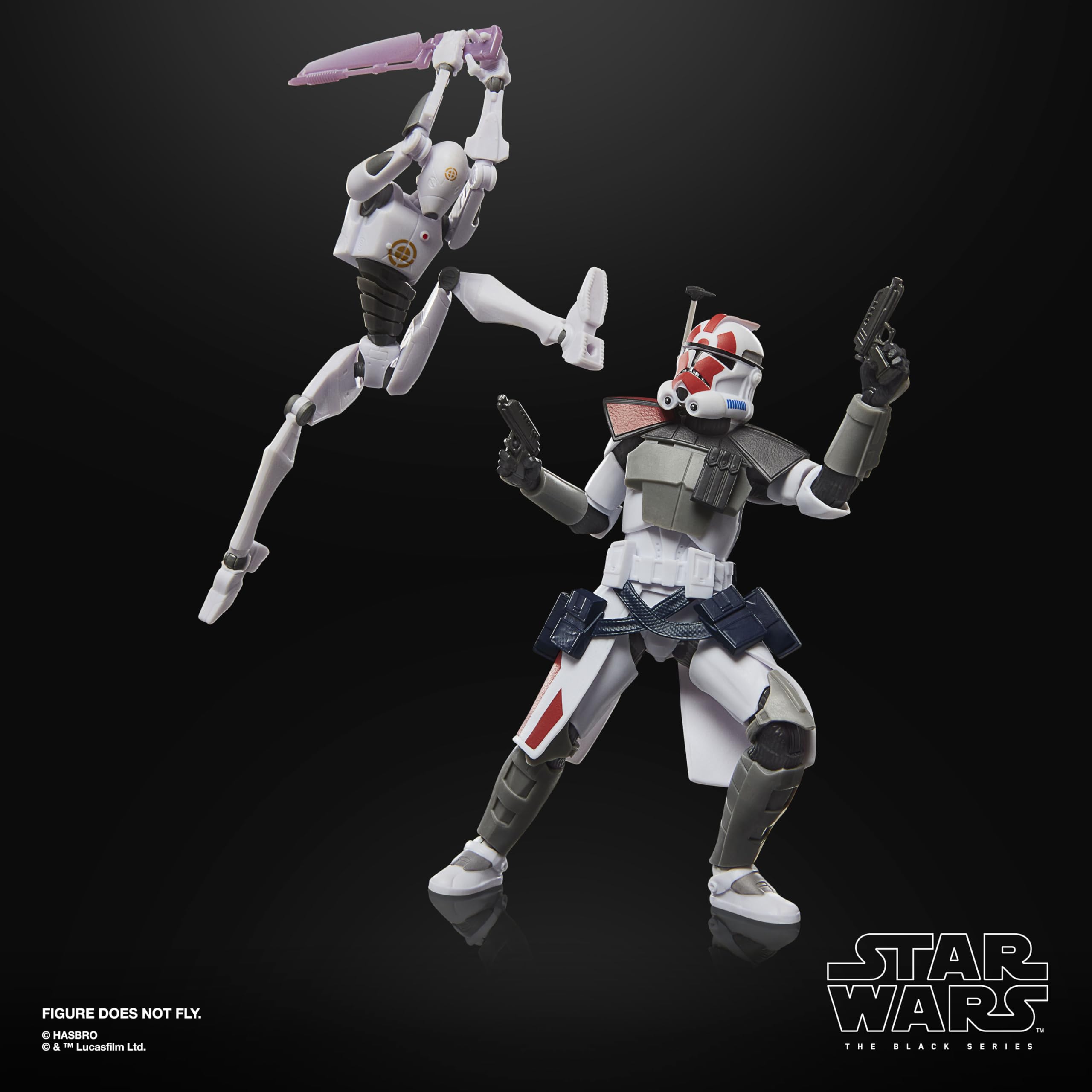 Żołnierz ARC (infiltrator) i droid komandos (treningowy) z kolekcji Star Wars The Black Series z gry Star Wars: Battlefront II, wysokiej jakości figurki kolekcjonerskie w skali 15 cm