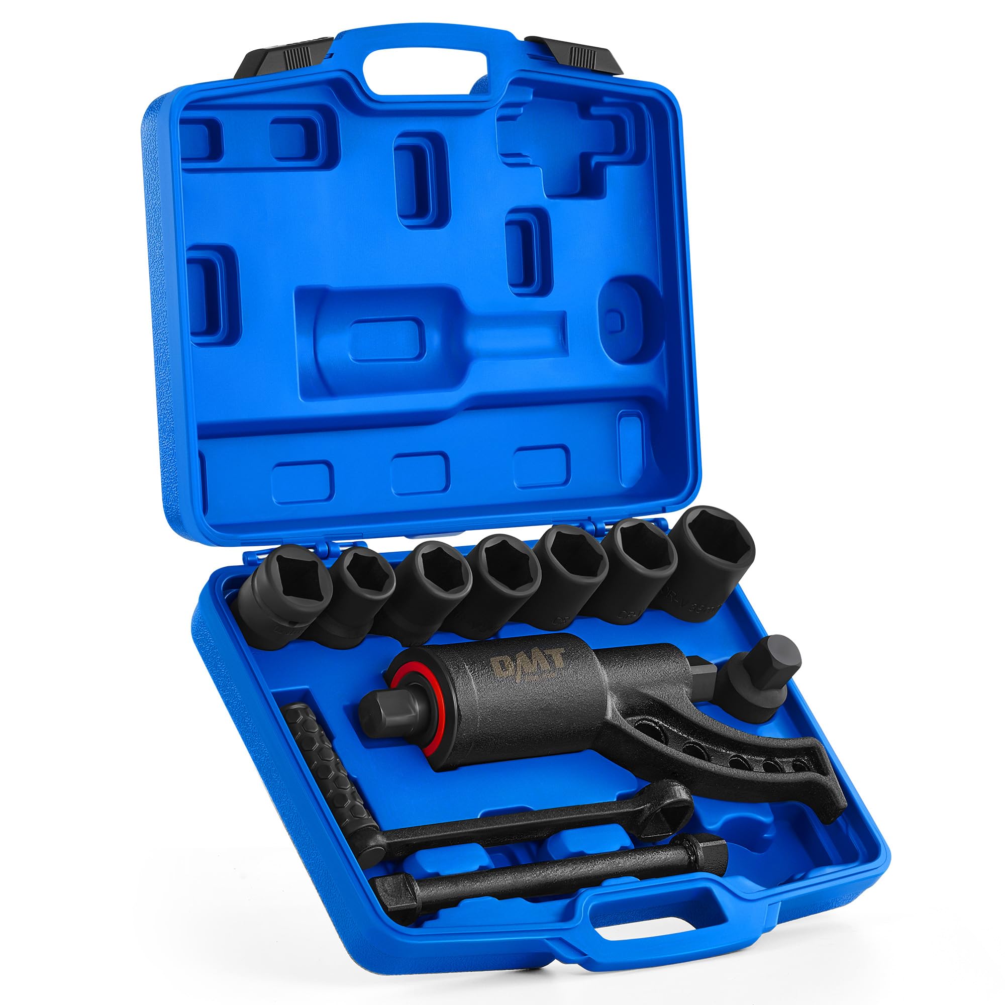 OMT 11pc 1" Drive Torque Multiplier Wrench Set, 6800 Nm Lug Nut Remover