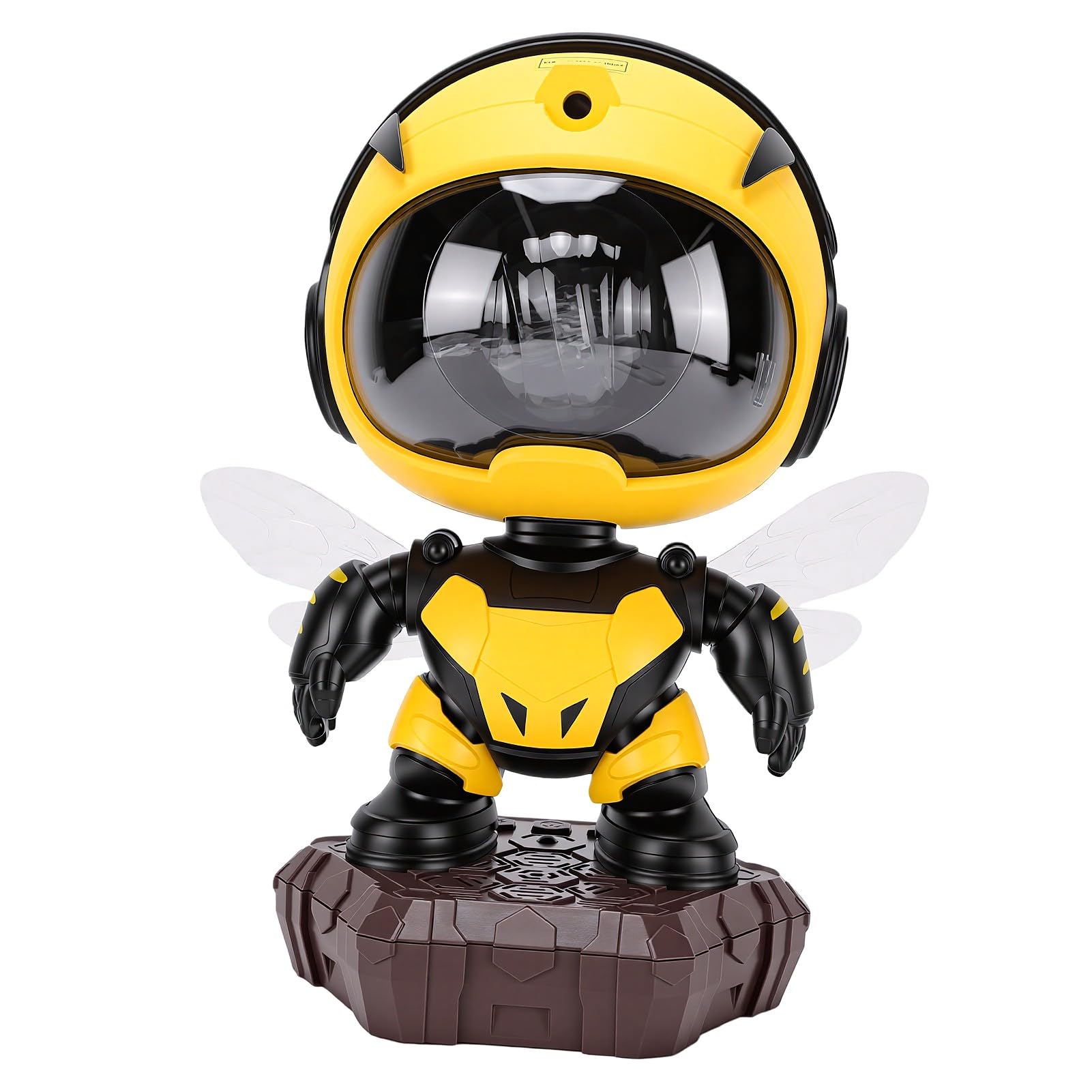 Generic Projektor Lampki Nocnej Bee z Regulowanym Oświetleniem LED i Głośnikiem Bluetooth do Pokoju Zabaw i Sypialni Plastik 6,57 X 4,21 X 8,23 Cala