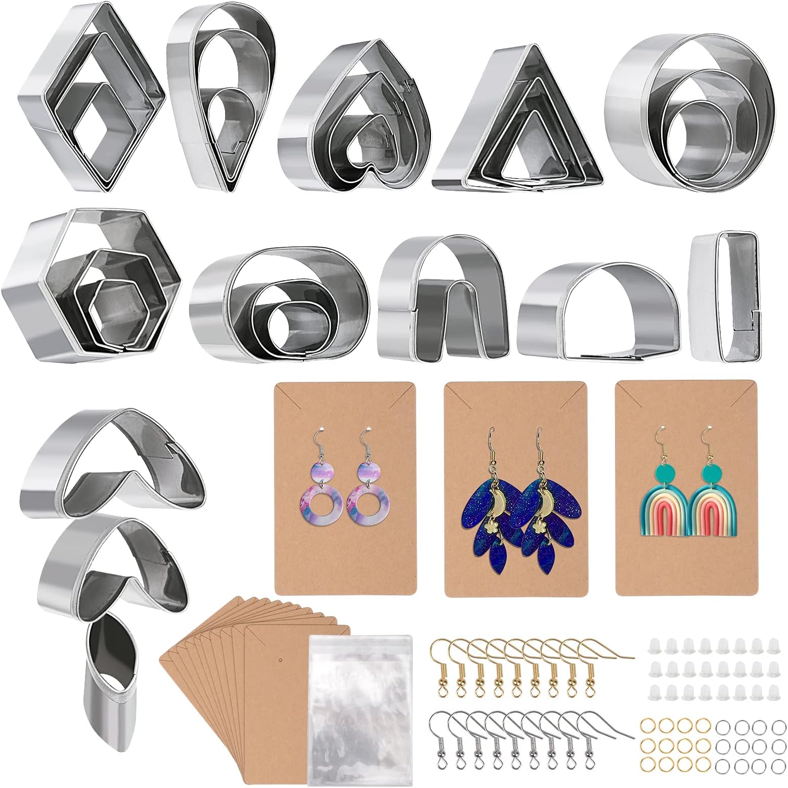 KATOOM 9pcs Graduation Cookie Cutter,Stainless Steel Biscuit Mold Baking Set,Graduation Cap,Diploma,Stars,Gown,Bouquet,Certificate, 2020 Grad Party Supplies for Making Cake Fondant Pancake