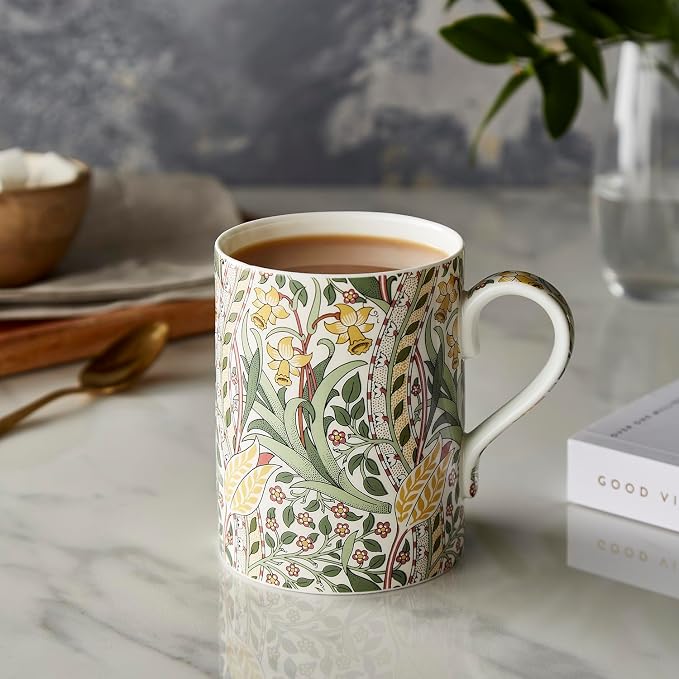 Taza de café Spode Morris & Co 12oz con asa miniatura 7