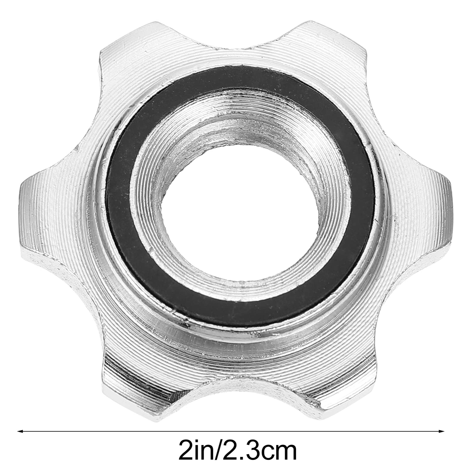 Luxshiny 4 Pcs Security Nut Collar Dumbbell Accessories for Weight Lifting Barbell Lock Collars for Quick Installation and Safety During Home Gym Workouts