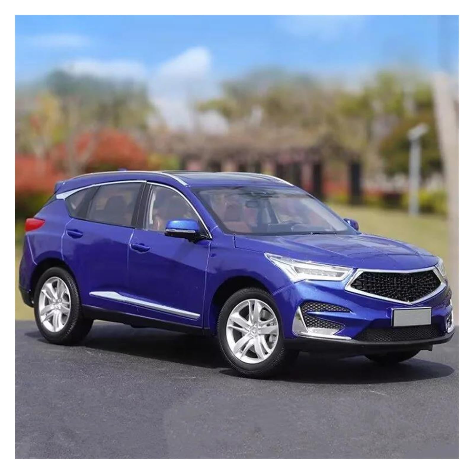 AUDSNI Die-Cast Diecast Car Model 1:18 For Acura For RDX SUV Car Alloy Model Diecasts Vehicles(Blue)