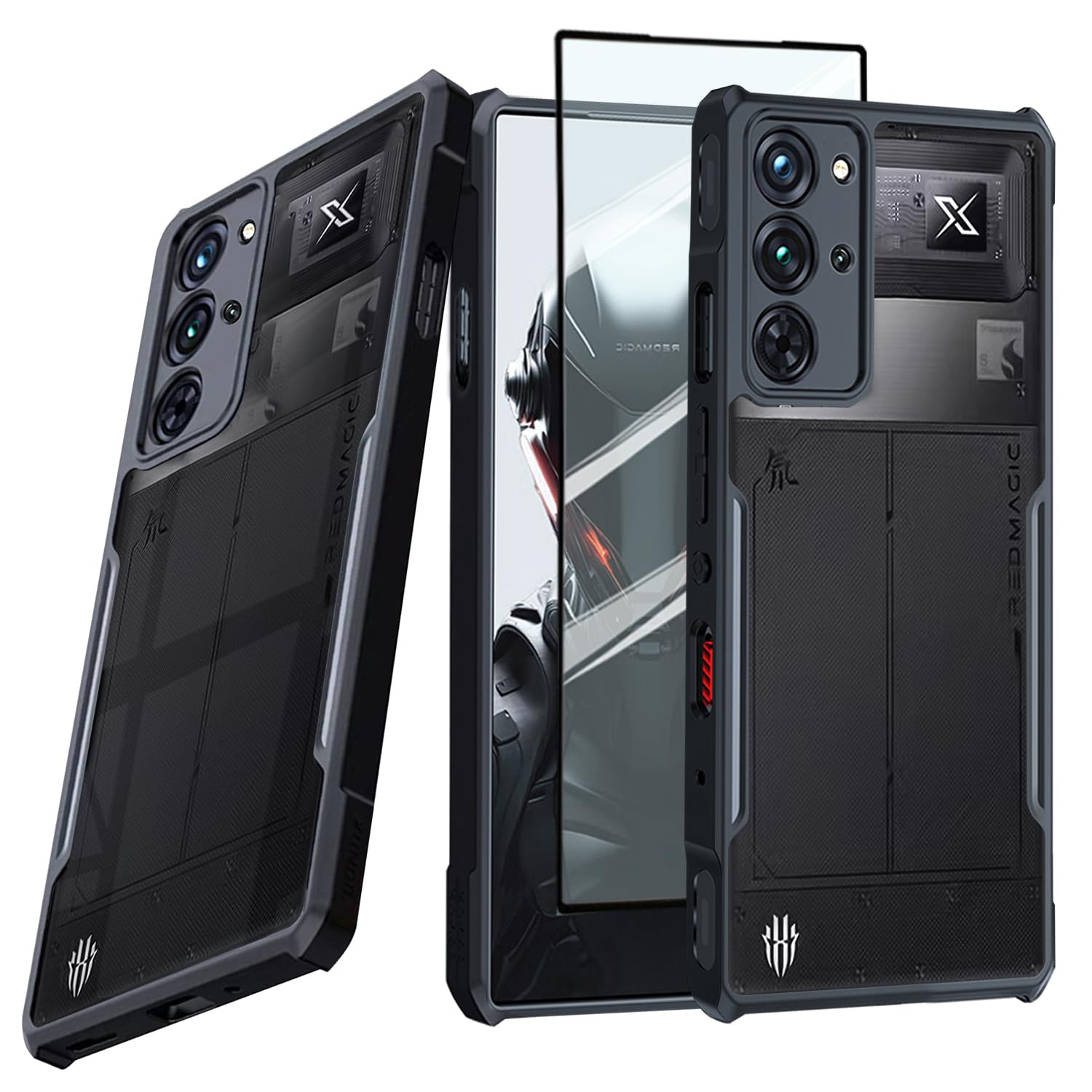 REDMAGIC 10pro 12/256 フィルム付き Nubia RedMagic 10 Pro - Dao Transparent Silver