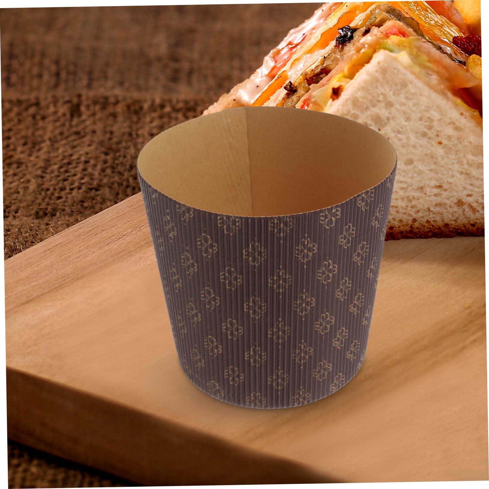 Envoltorios de Papel para Cupcakes y Pan 10 Cm, Papel Resistente Grasa, Moldes Desechables para Hornear, Repostería Casera y Profesional, Paquete de 25 Unidades