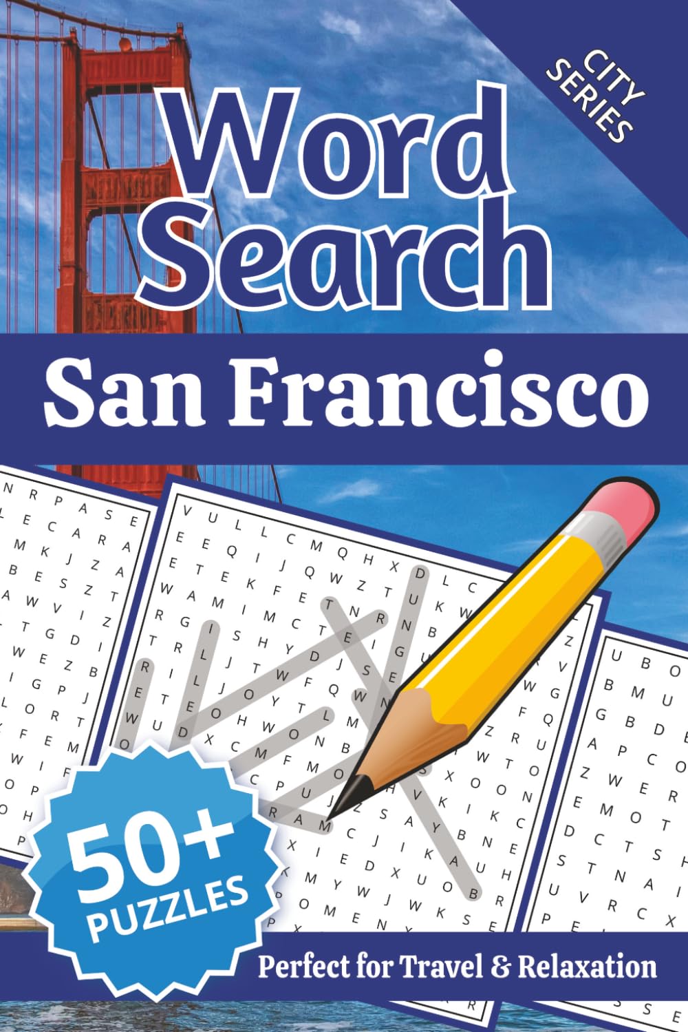 San Francisco Word Search Puzzle Book: Word Searches with Easy to Read Print about San Francisco Landmarks, Food, Nature and More | 6x9 inches, 110 ... | Gift for Vacations, Holidays and Free Time