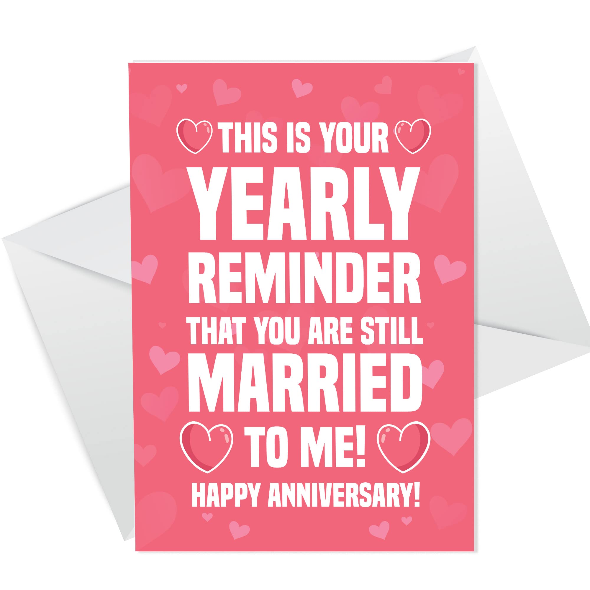 Funny Wedding Anniversary Card For Husband Wife Joke Card For Him Her Marriage