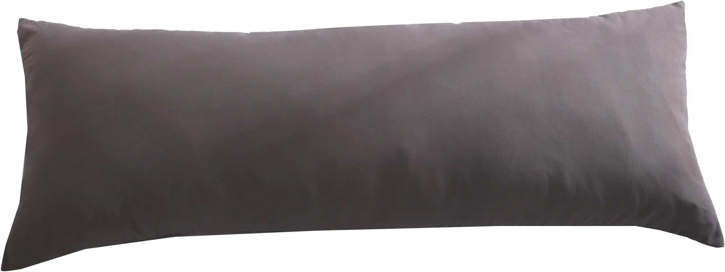 YUNUO Body Pillow Cover, Luxury Soft Removable Body Pillow Case - Long Body Pillow Protector 21"x54" with Zipper Closure (Grey,21"x54")