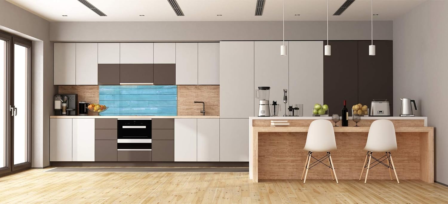 Design glass backsplash - Tempered Glass splashback Textures Series BBS10B: