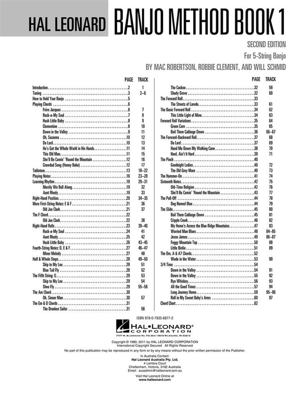 Hal Leonard Banjo Method: Book 1