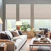 Vista 2 de Changshade Cordless Cellular Shades, Blackout Honeycomb Shades for Windows, Pull Down Pleated Blinds, Easy to Install for Indoor Windows and French