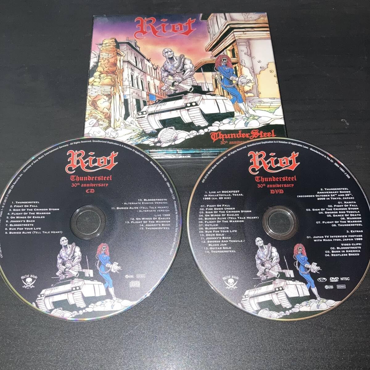 Amazon.co.jp: ライオット RIOT ☆ THUNDERSTEEL / 30TH ANNIVERSARY