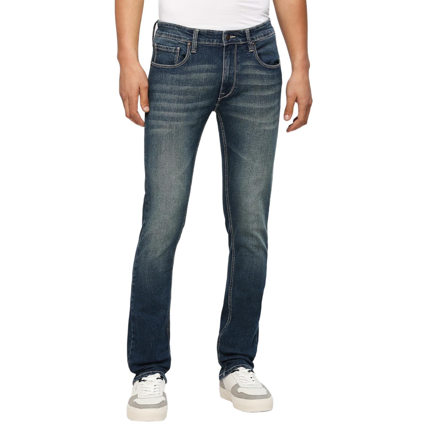 pepe jeans Men Mid Rise Regular Fit Jeans-picture-11
