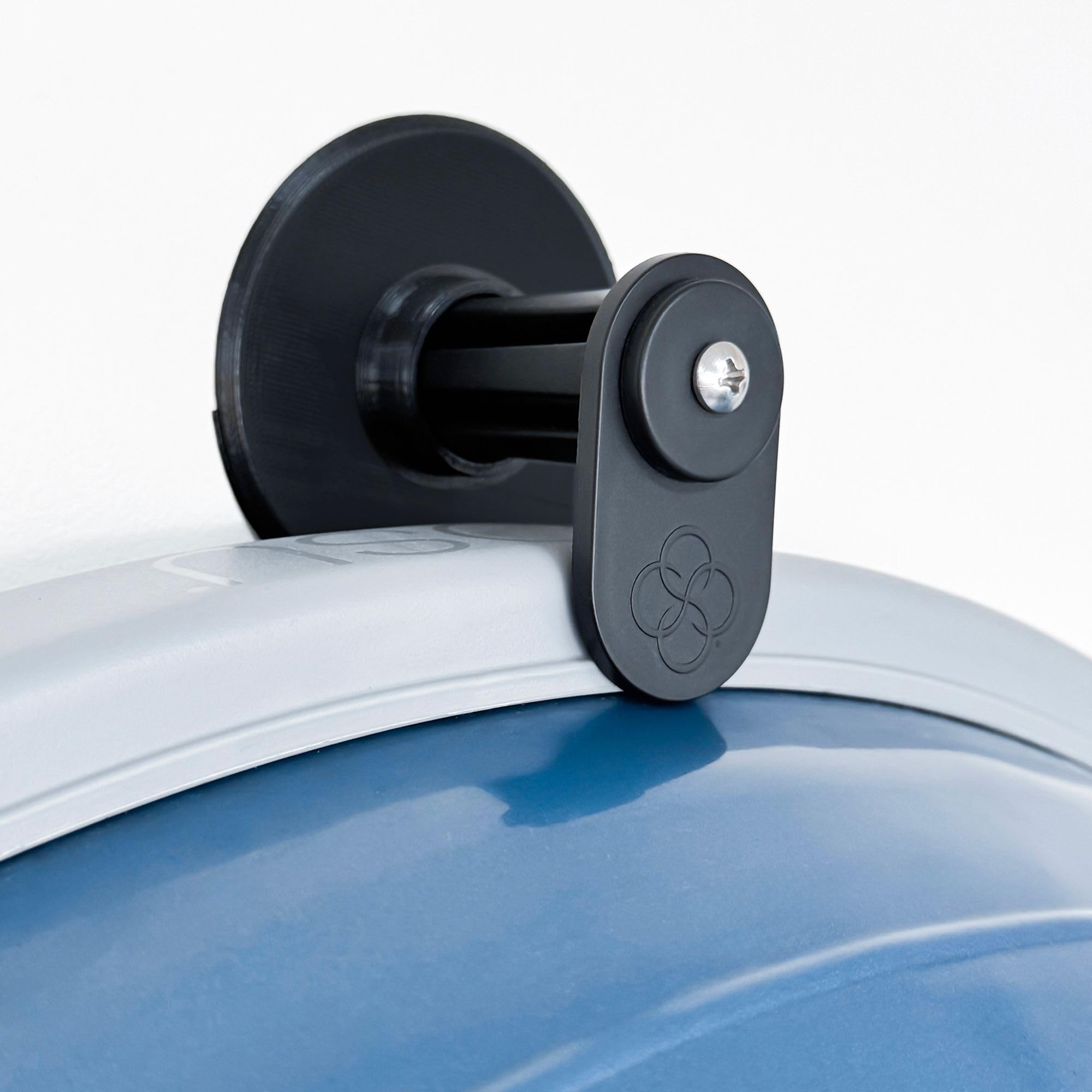 BOSU Single Wall Mount Soporte de Almacenamiento, Unisex, Negro