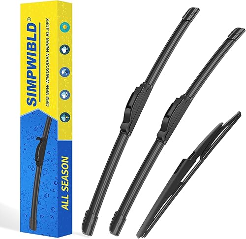 SIMPWIBLD 3 limpiaparabrisas de repuesto para Ford Expedition 2009-2016Lincoln Navigator 2009-2016 cuchillas limpiaparabrisas repuesto de equipo