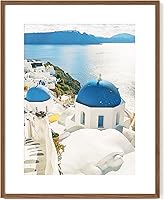 Vista 71 de Axeman Marco para póster de 18 x 24 pulgadas con paspartú para 16 x 20 pulgadas, marco de fotos de madera maciza de roble con vidrio templado, marco