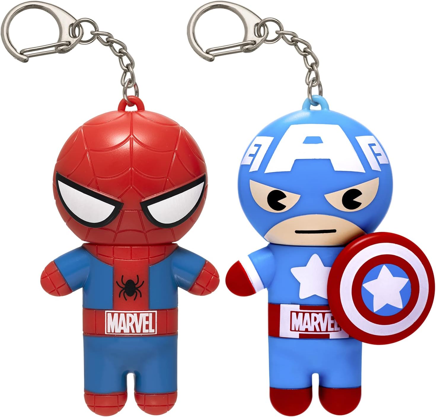 Lip Smacker Marvel Superhero Lip Balm Duo- Spiderman & Captain America