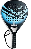 Vista 7 de Padel Racket Carbon Fiber Surface with EVA Memory, Flex Foam Core - Lightweight Padel Racquet Verde/Negro