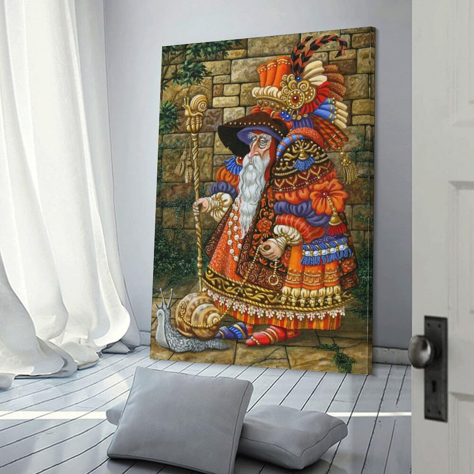 Amazon.com: James C. Christensen Prints Art《Snail Walker》Fantasy