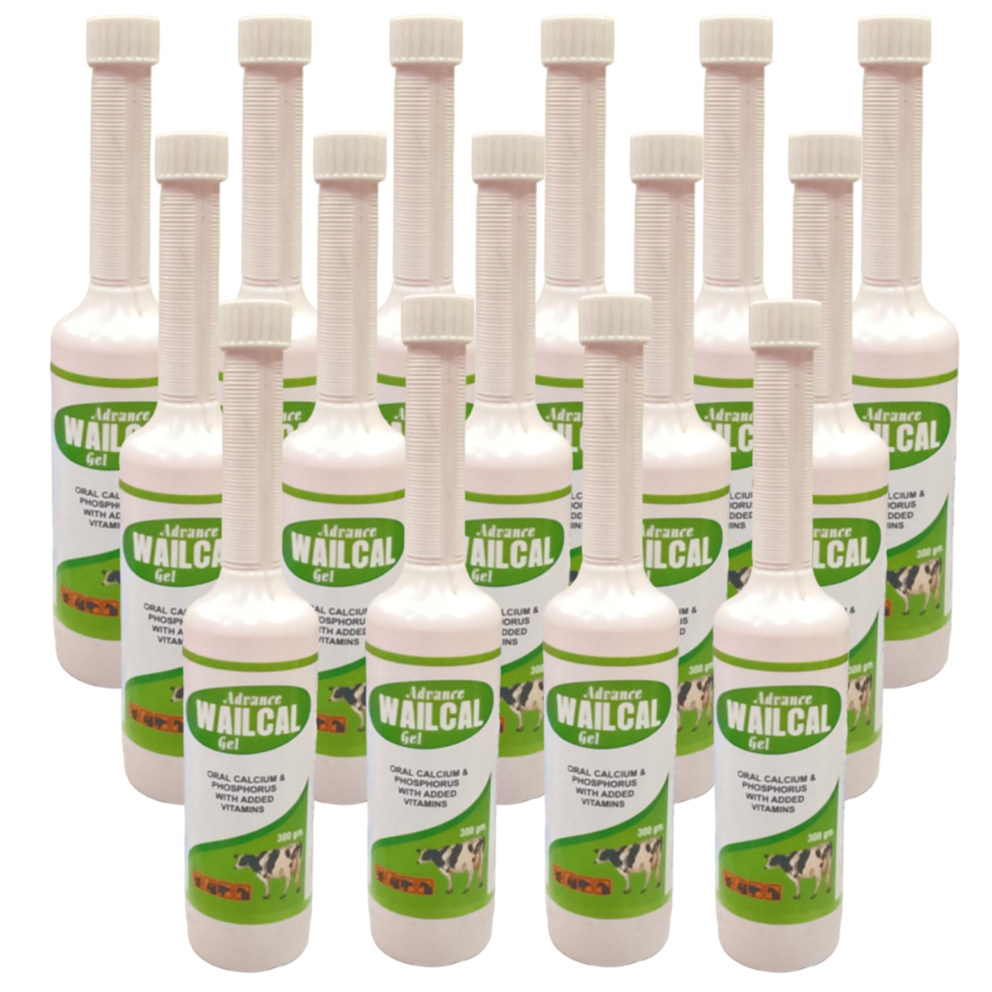 VEQTIS Wail-Cal Gel PEP Pack of 15 (300 Grams Each) Multivitamin and Calcium Tonic for Cow for Milk Booster Calcium Liquid Supplement for Cows Improve Metabolism Digestive System Blood Calcium Level (B0DGYTPZR6) Amazon Price History, Amazon Price Tracker