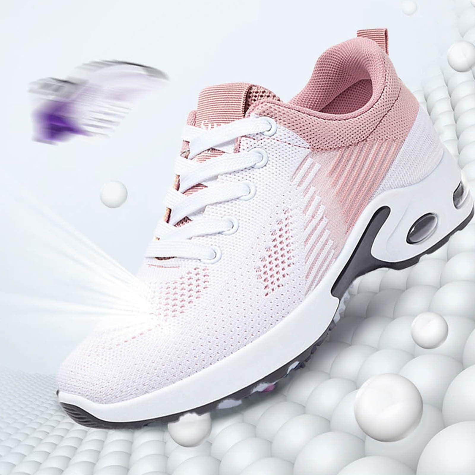 Basket Orthopedique Femme Sport - ErgoVita - Baskets à Confort orthopédique - Respirantes, Semelle à Coussin d'air, Durables et Polyvalentes pour Sports et Quotidien