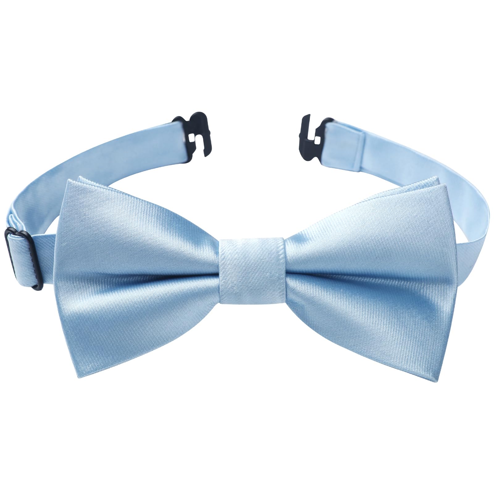 HISDERN Bow Ties for Boys Pre Tied Toddler Bow Tie Adjustable Kids Bowties Clip On Fun Patterned Bowties for Wedding Party