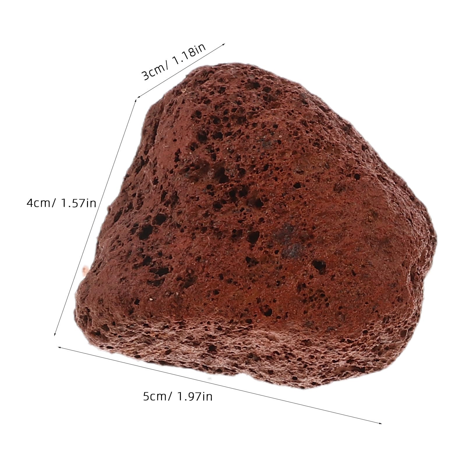 ibasenice Pierres Volcaniques Naturelles pour Aquarium, Pierres de Lave Stables et Faciles à Installer, Gravier Décoratif de 1,5 Kg pour Aquascaping et Aquarium à Betta