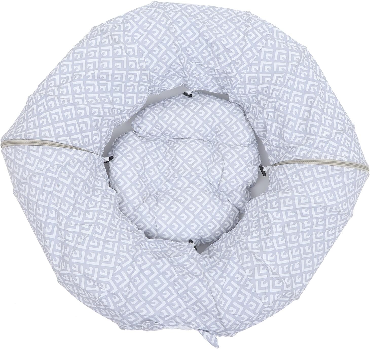 ORFOFE Cat Tunnel Bed Foldable Kitten Tunnel Donut Cave Indoor Cat Play Tube Sleeping Hideaway