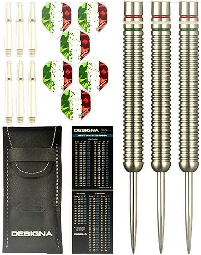 Juego de dardos con punta de acero Patriot X, 90% tungsteno, bandera italiana de Italia, color rojo, blanco y verde, 0.85 oz (2 juegos cada uno),