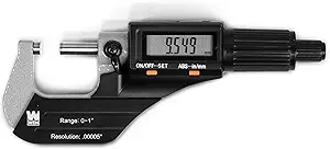 WEN 10725 Standard and Metric Digital Micrometer